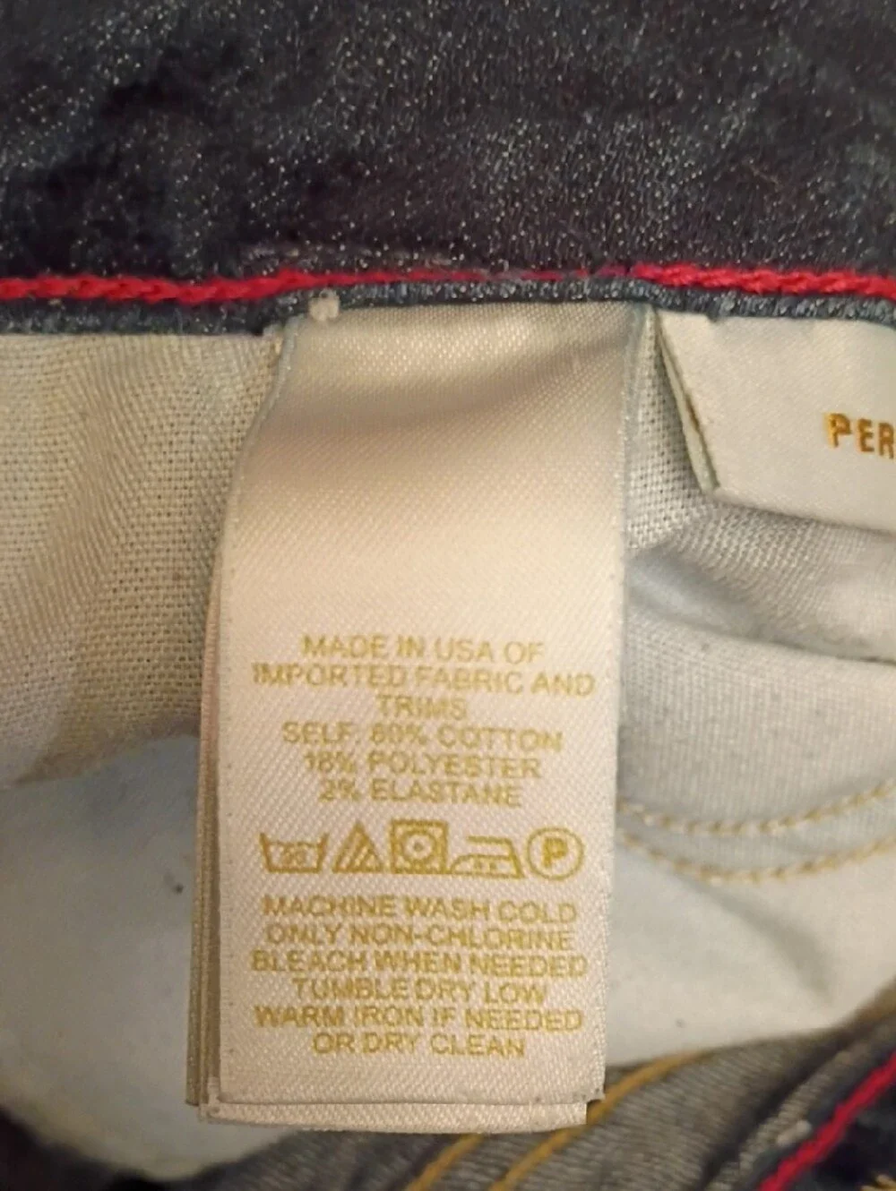 kate spade Dark Blue Bootcut Jeans with Contrast Stitching